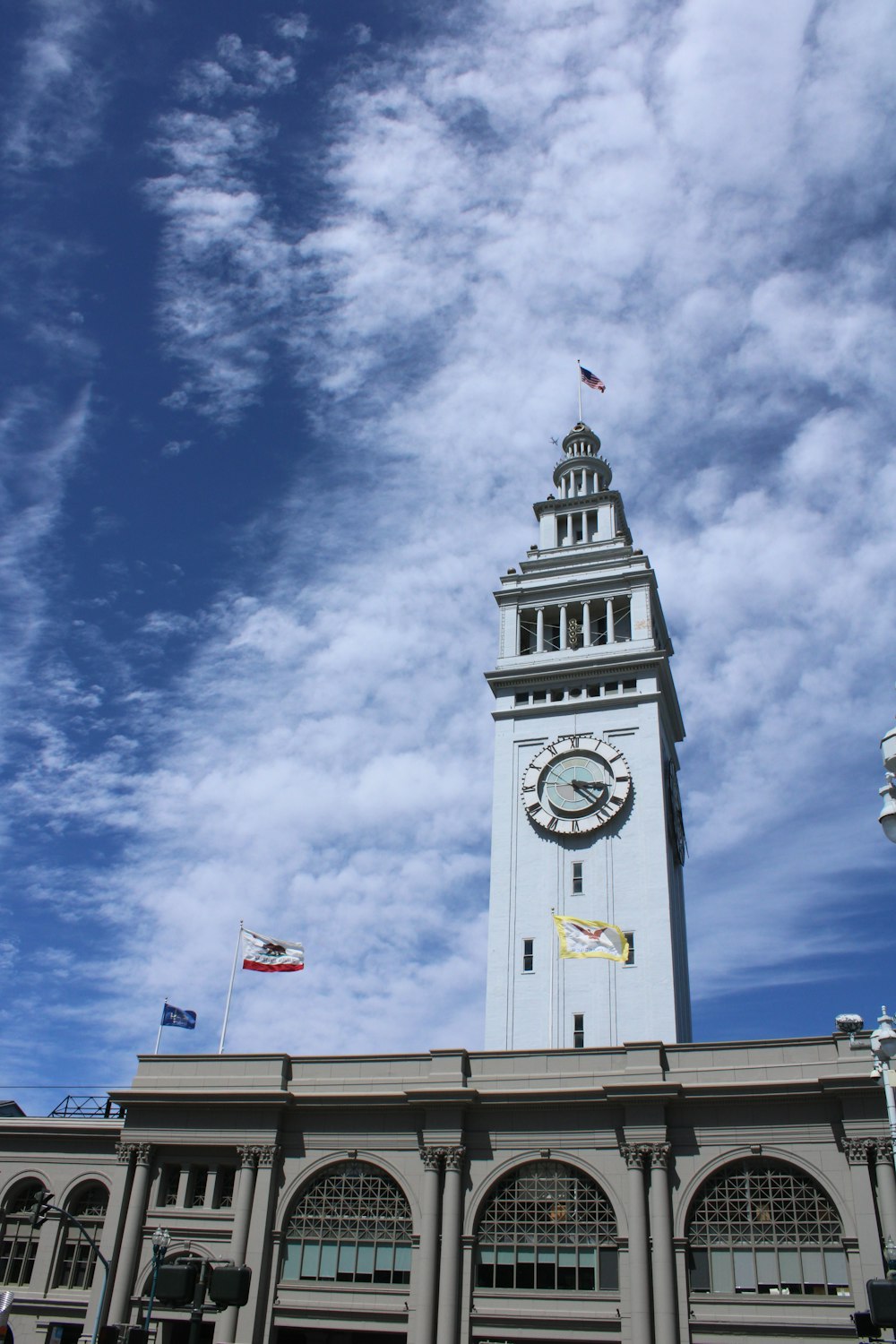 a clock tower on a building