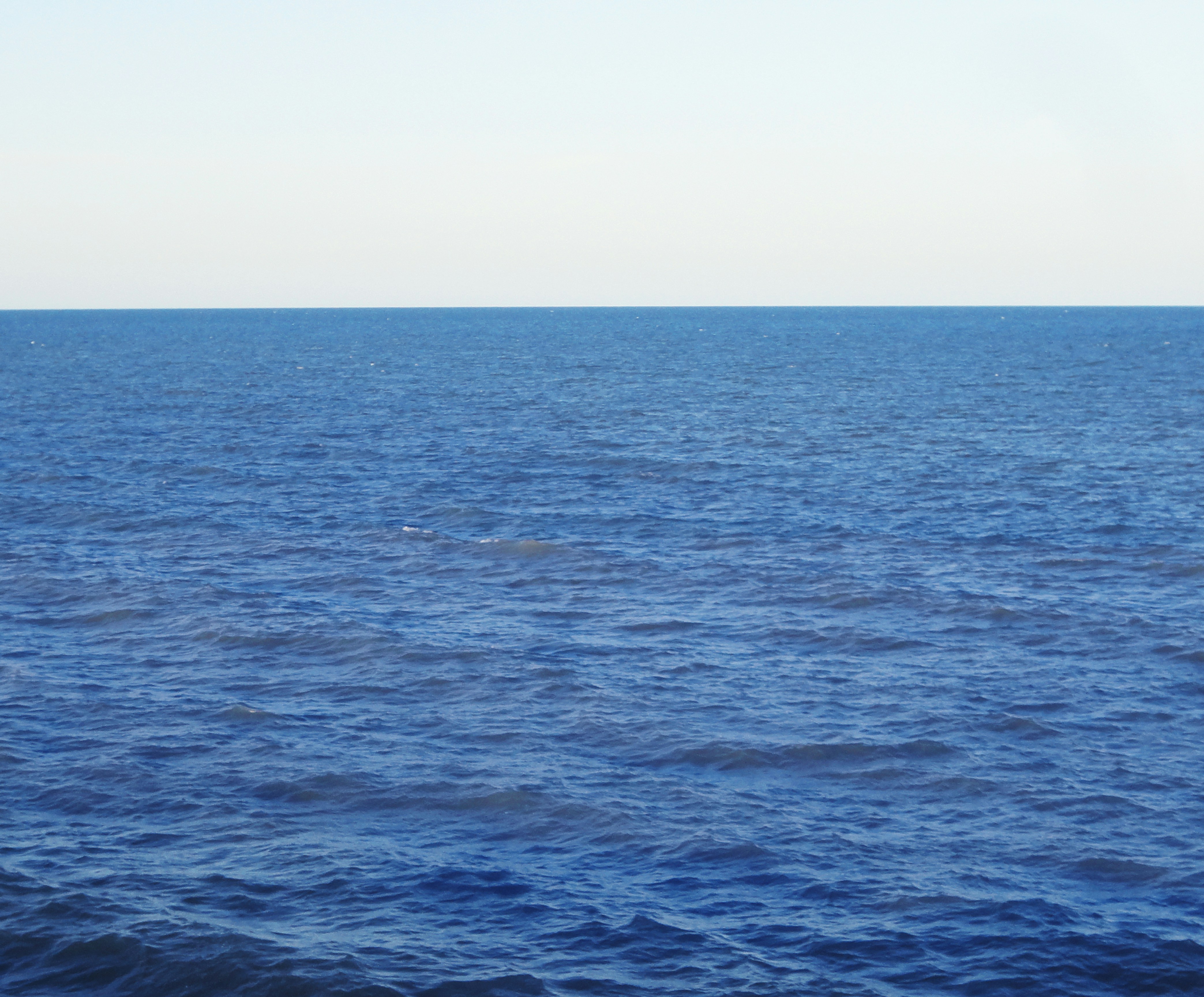 a body of water with waves