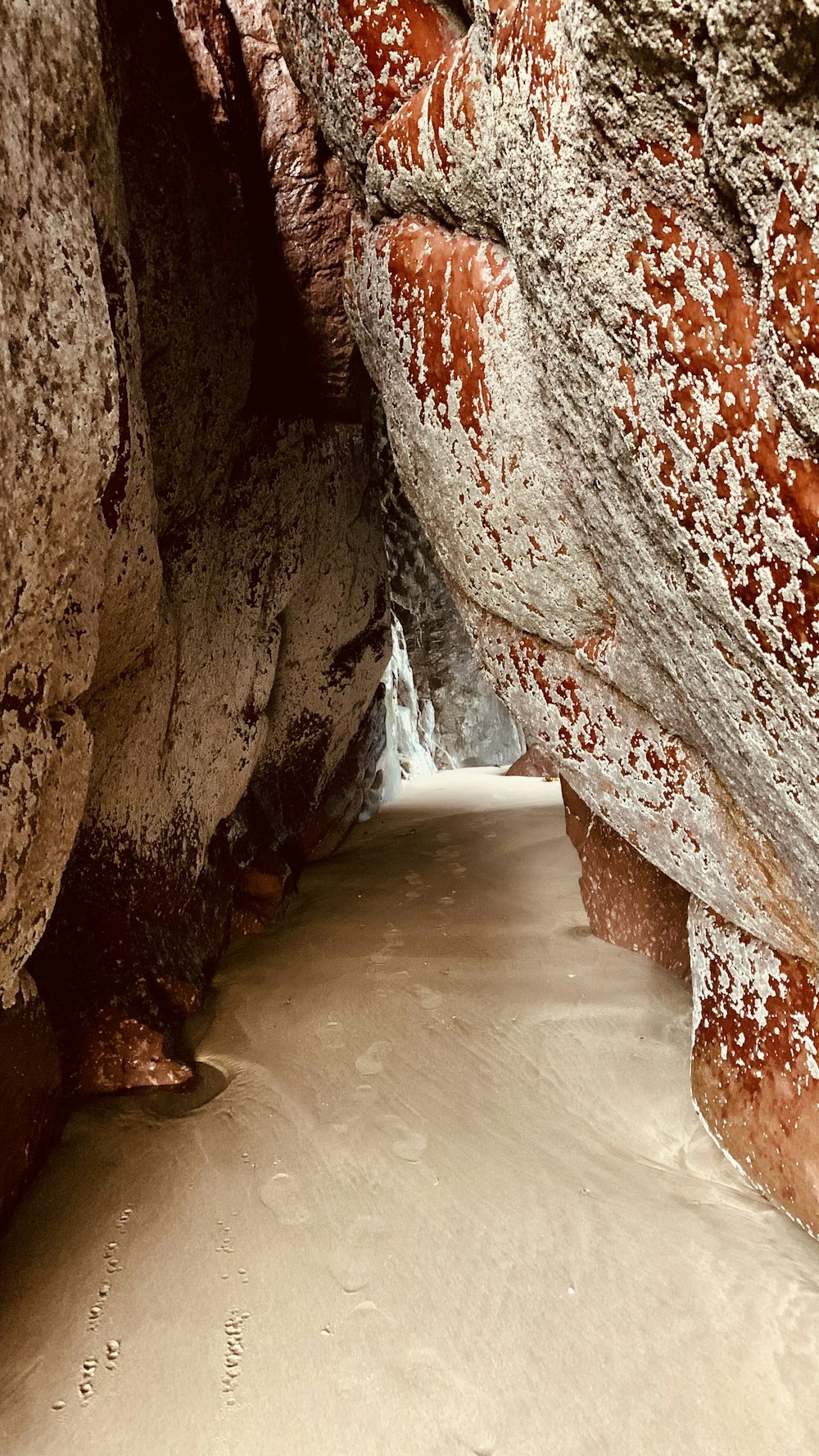 a narrow stone walkway