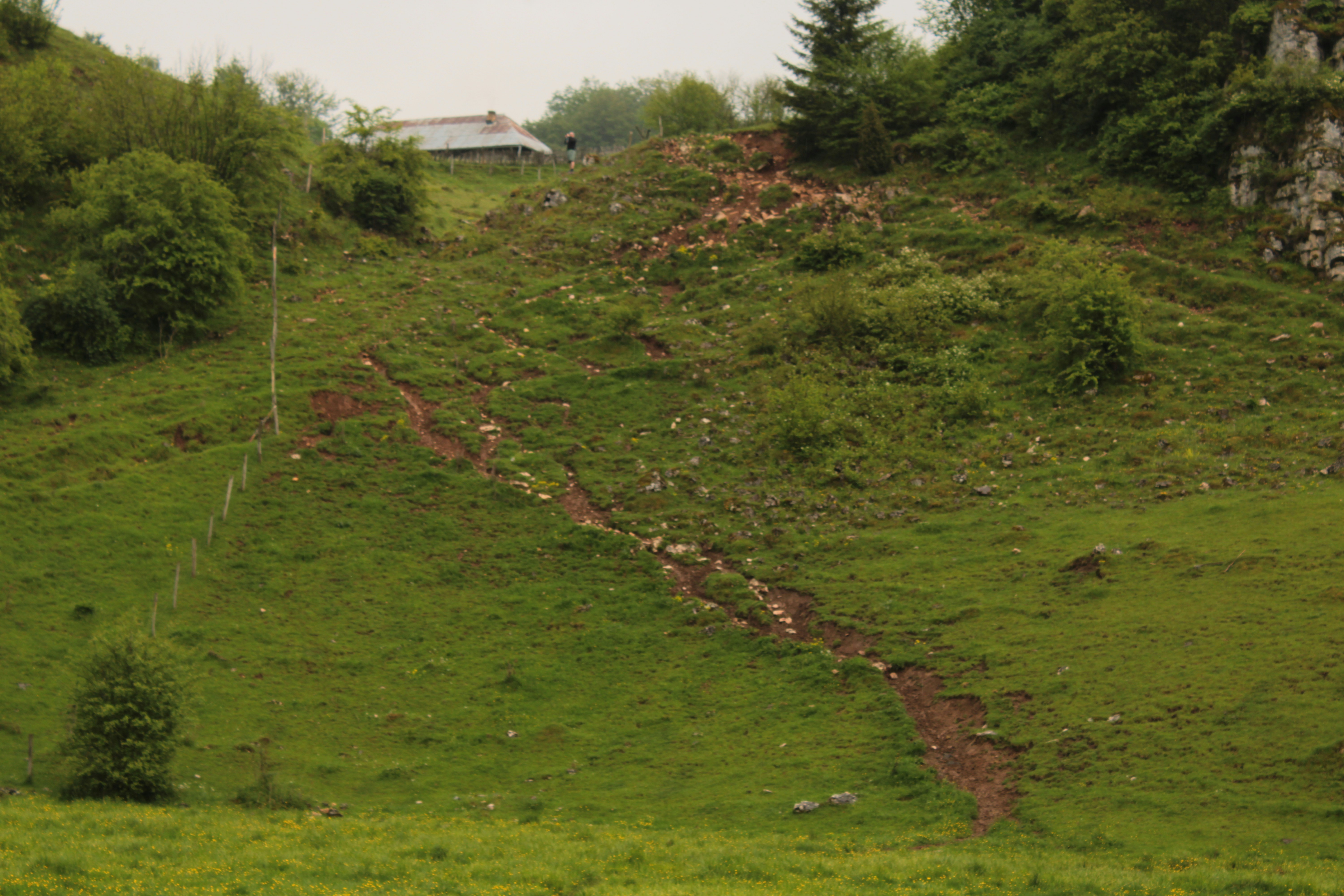 Travaux d'aménagement du chemin des Alpilles à Digne-les-Bains