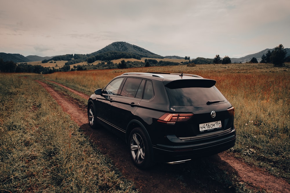 a car on a dirt road