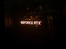 geforce rtx sign