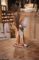a vase with flowers