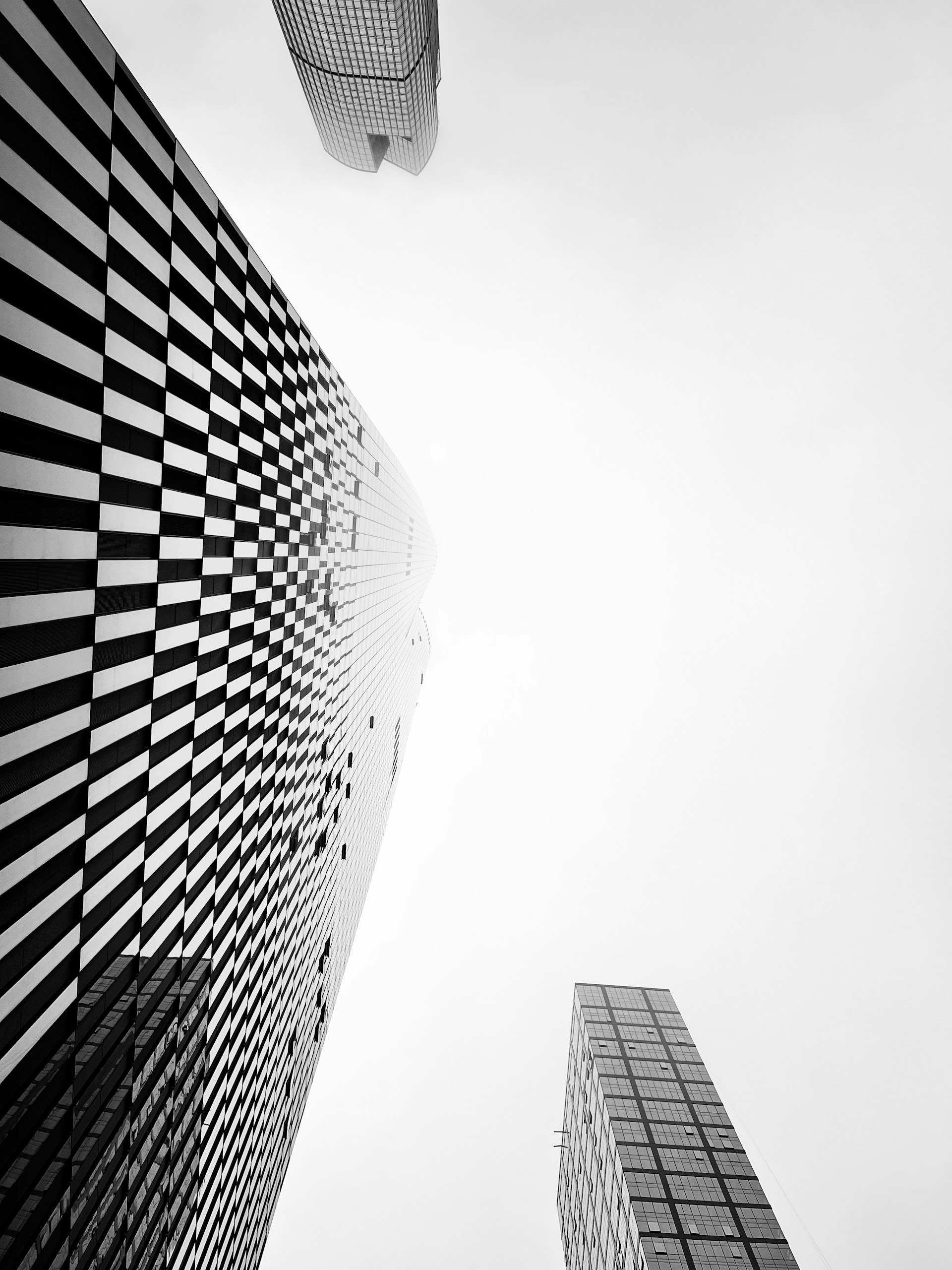a couple of skyscrapers