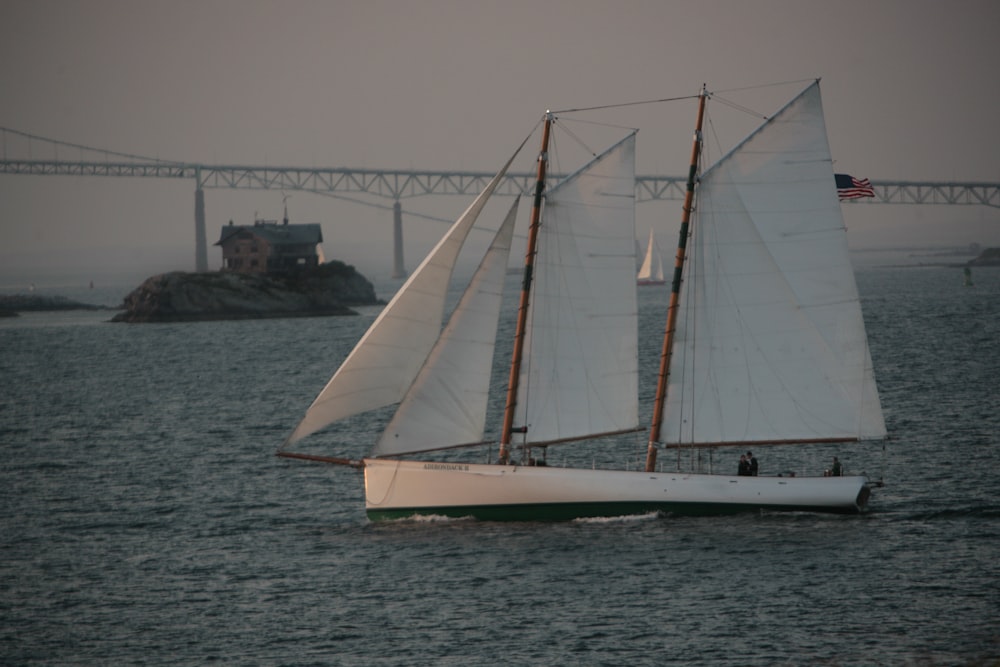 a sailboat in the water