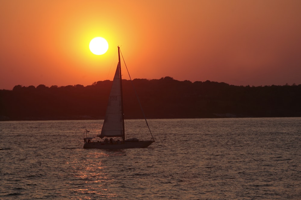 a boat in the water