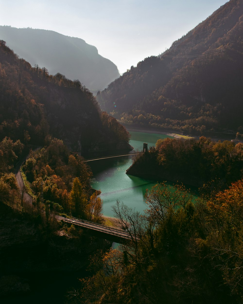 a river running through a valley