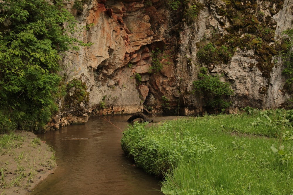 a river running through a canyon