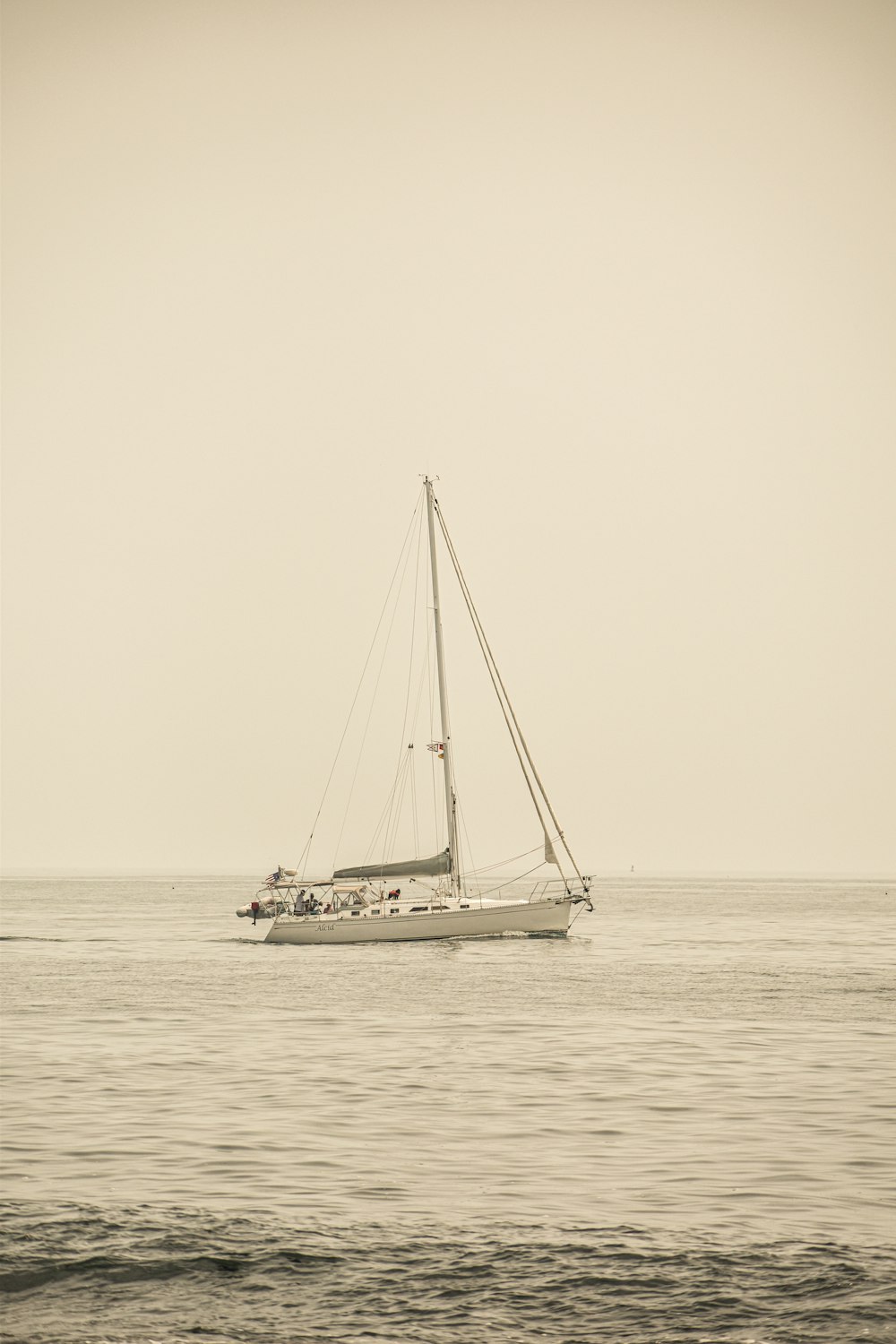 a sailboat on the water