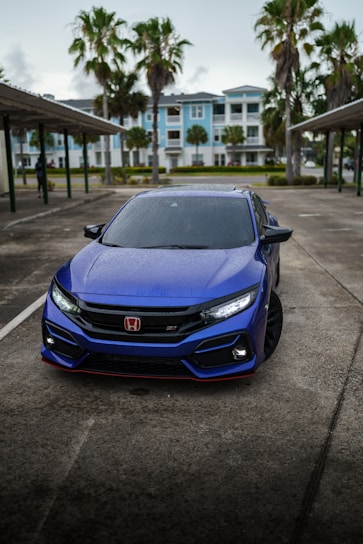 A sleek Honda Pilot parked in a scenic outdoor setting.