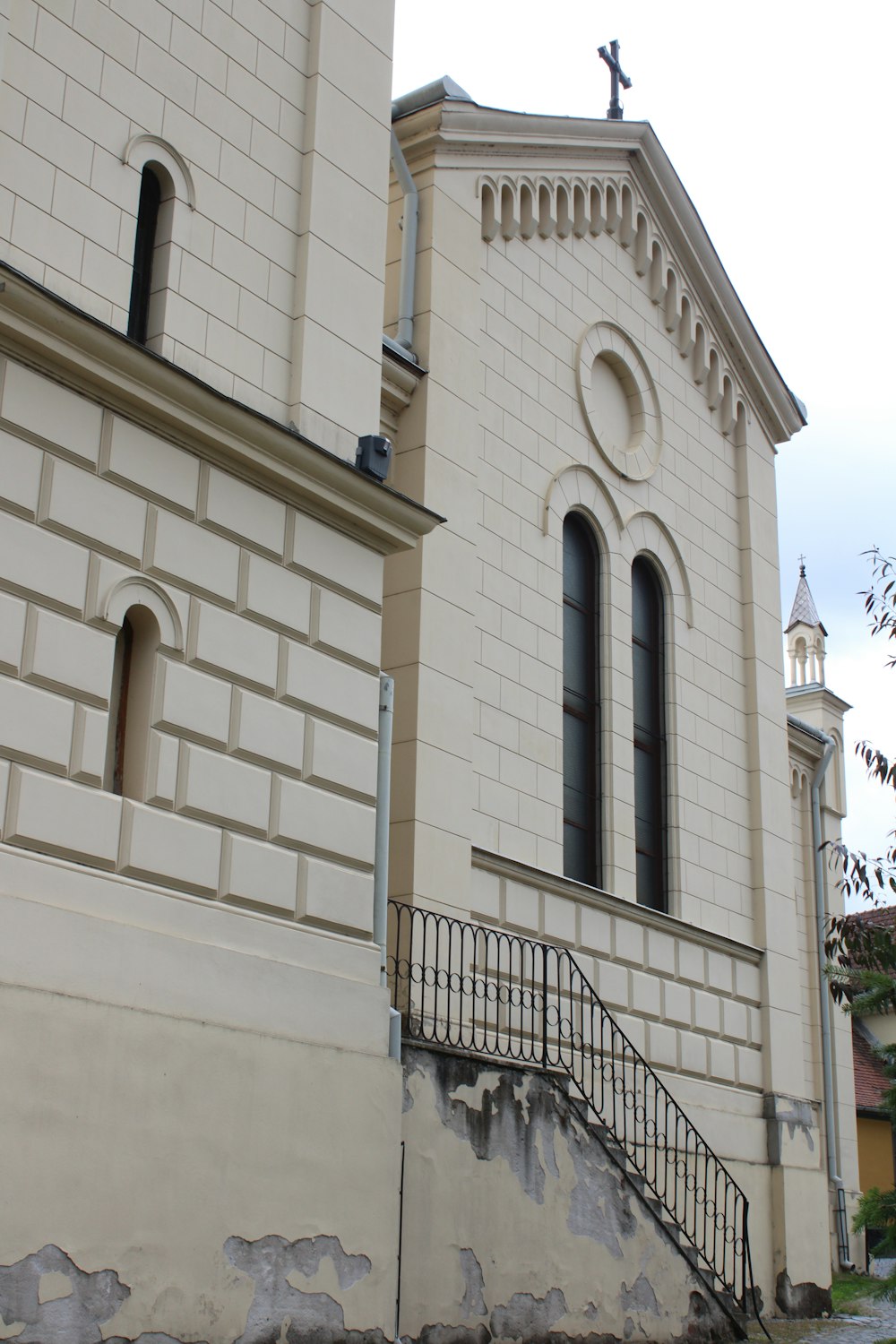 a building with a staircase