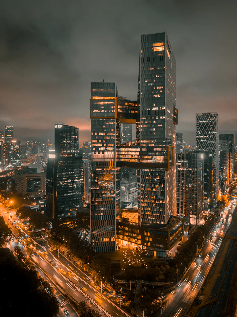 Shenzhen at night
