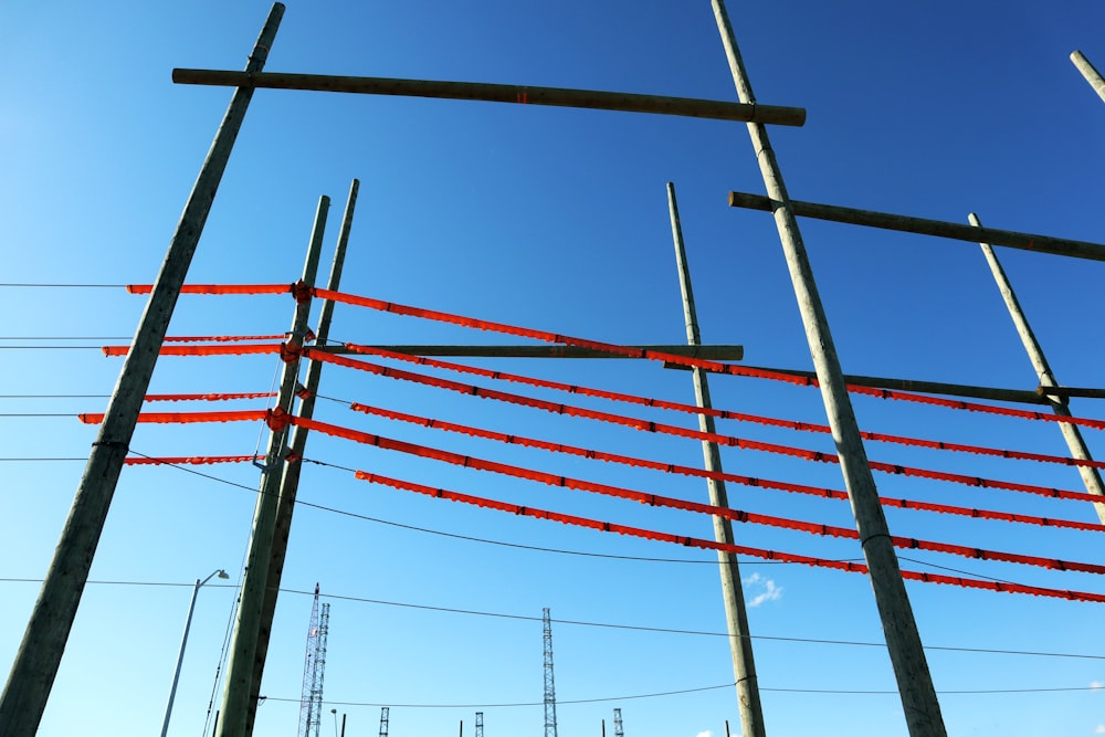 a group of power lines