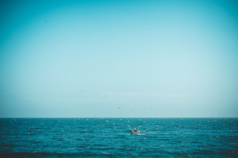 a boat in the water