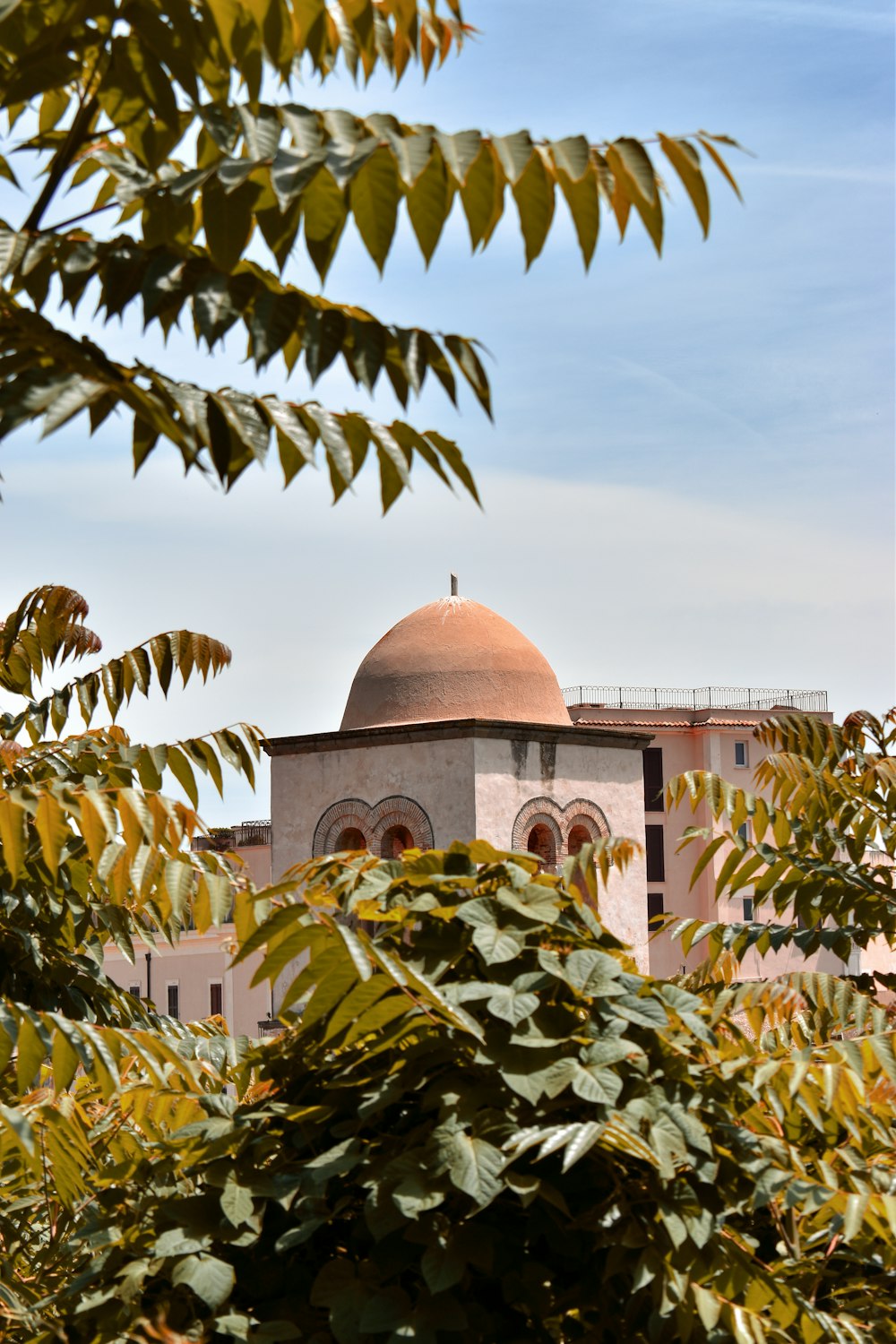 a building with a dome