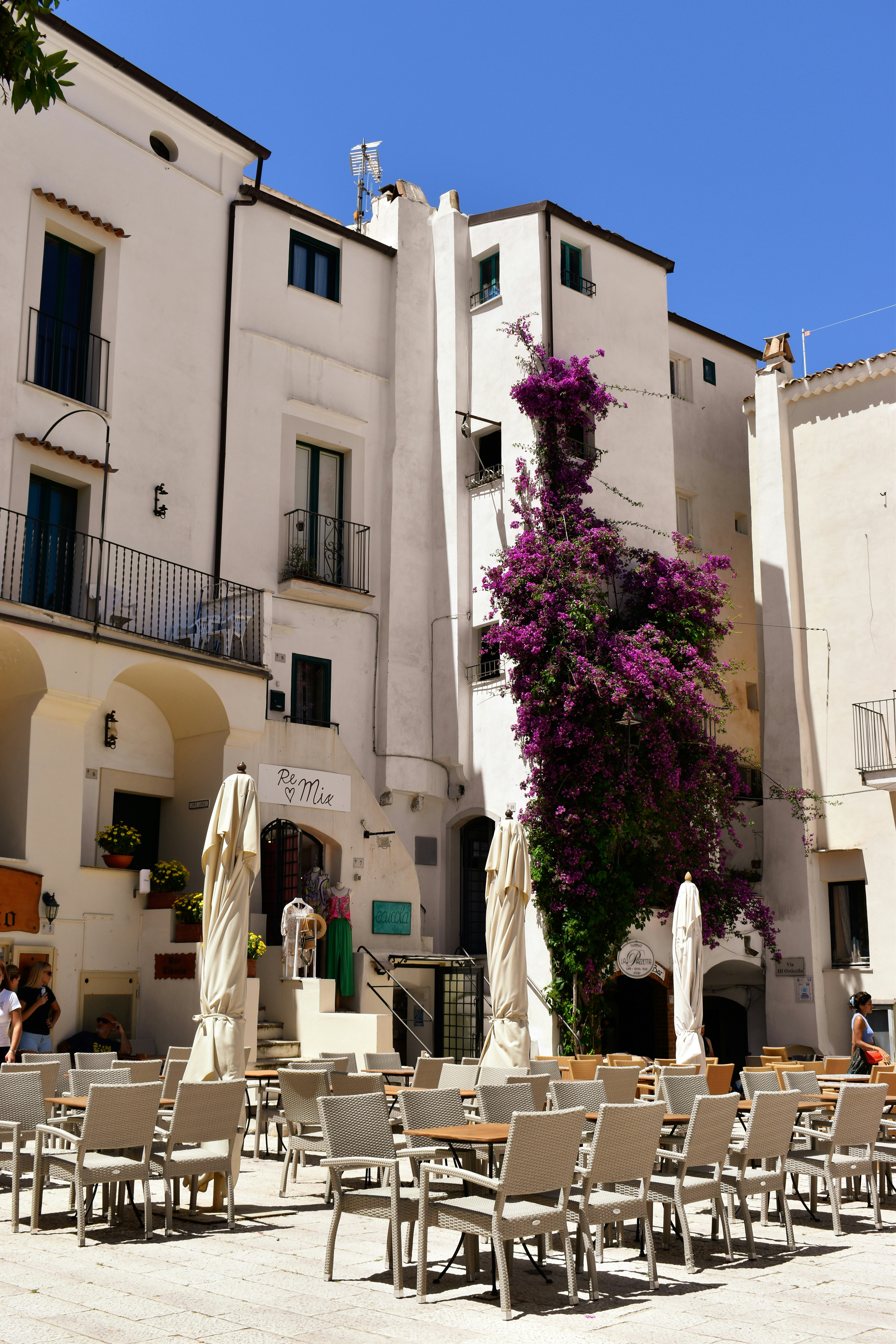 Patio in Sperlonga, Italy.