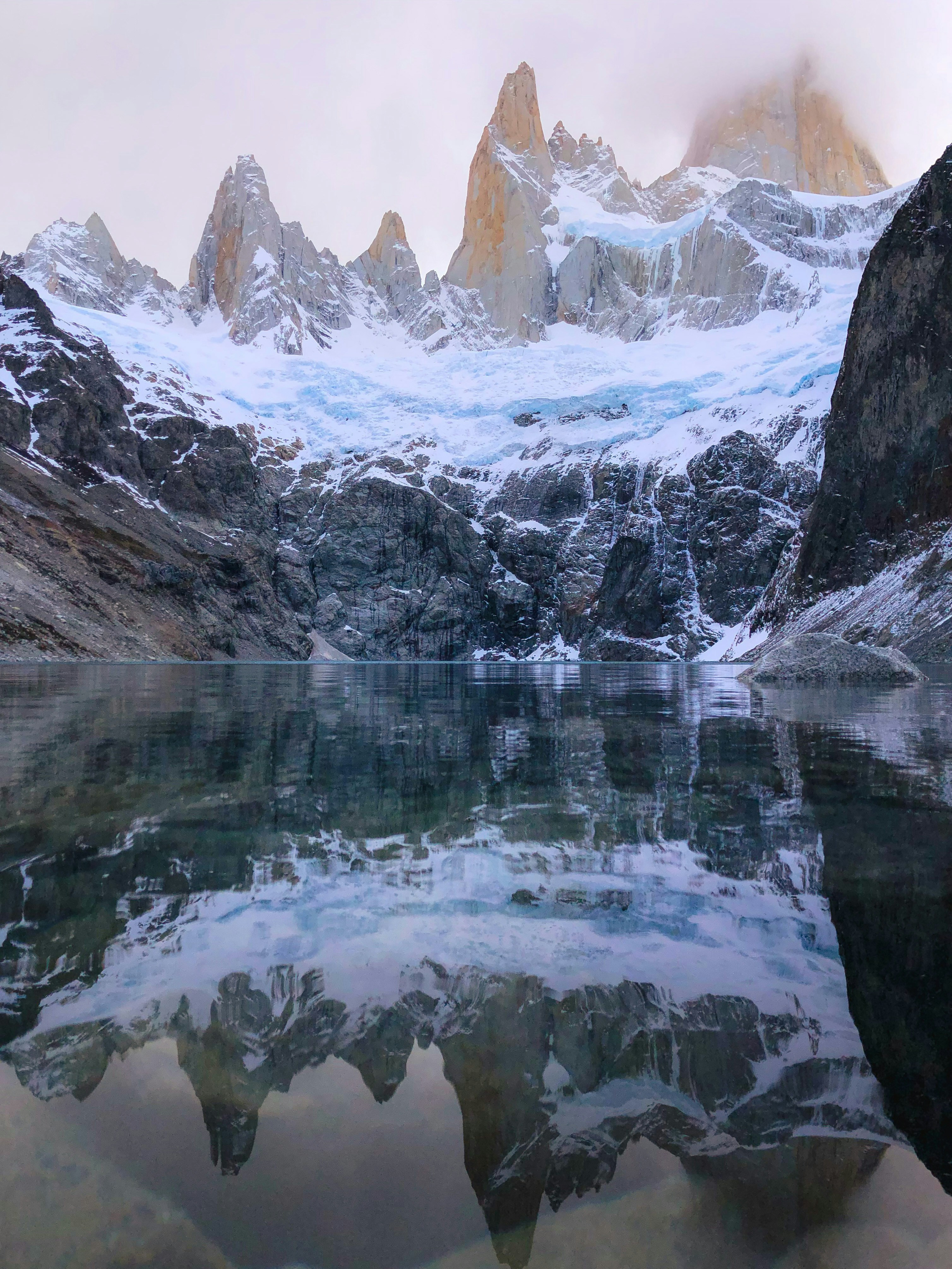 Patagonia Pluma Jacket in cold environment