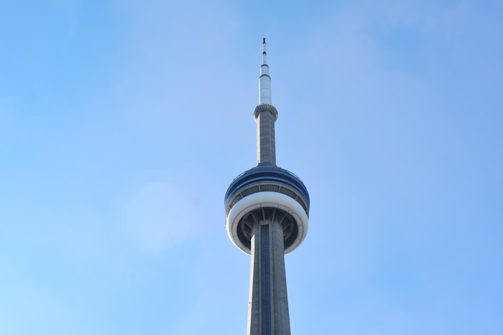 a tall tower with a pointy top