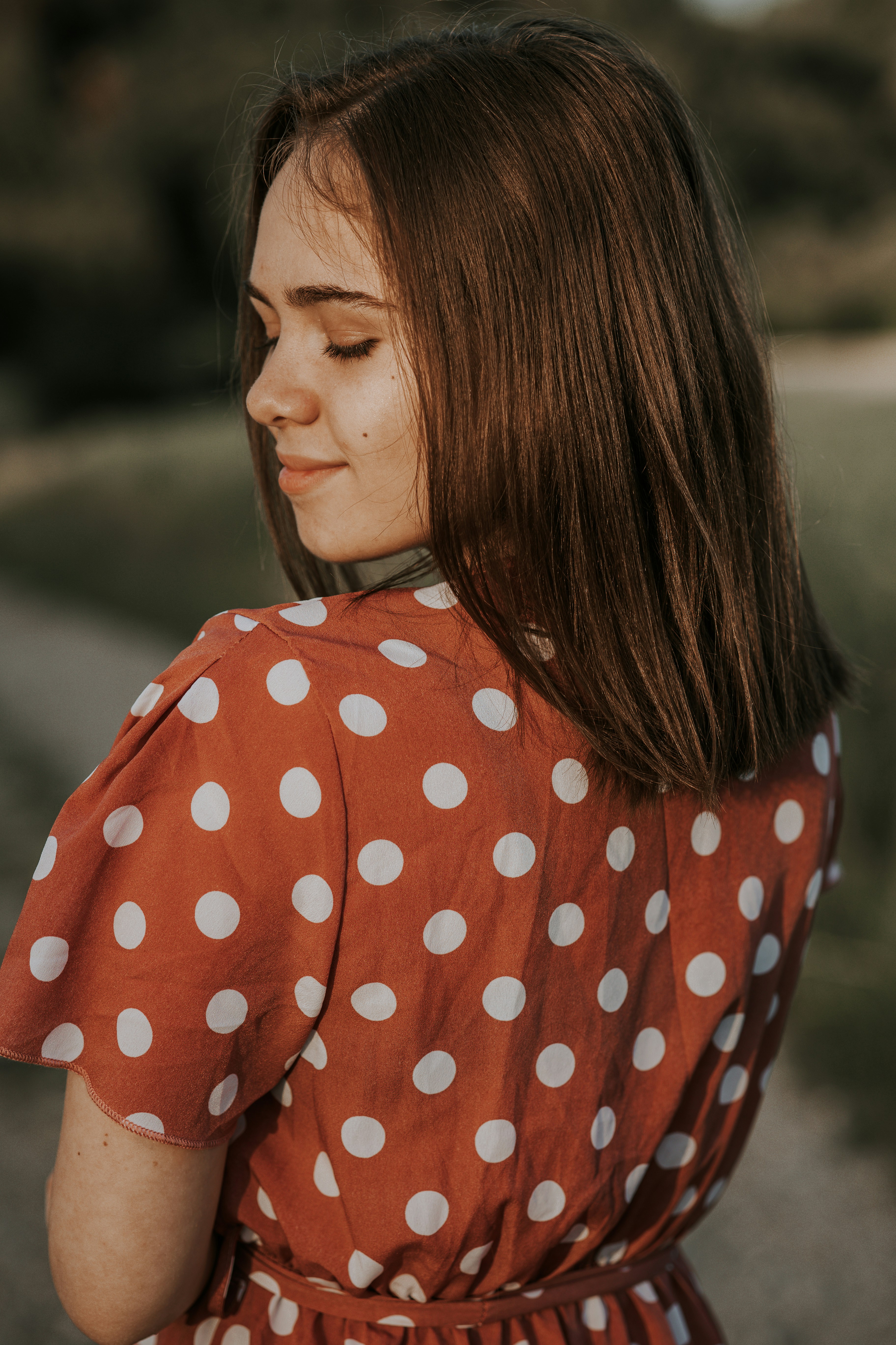 Model shooting photo