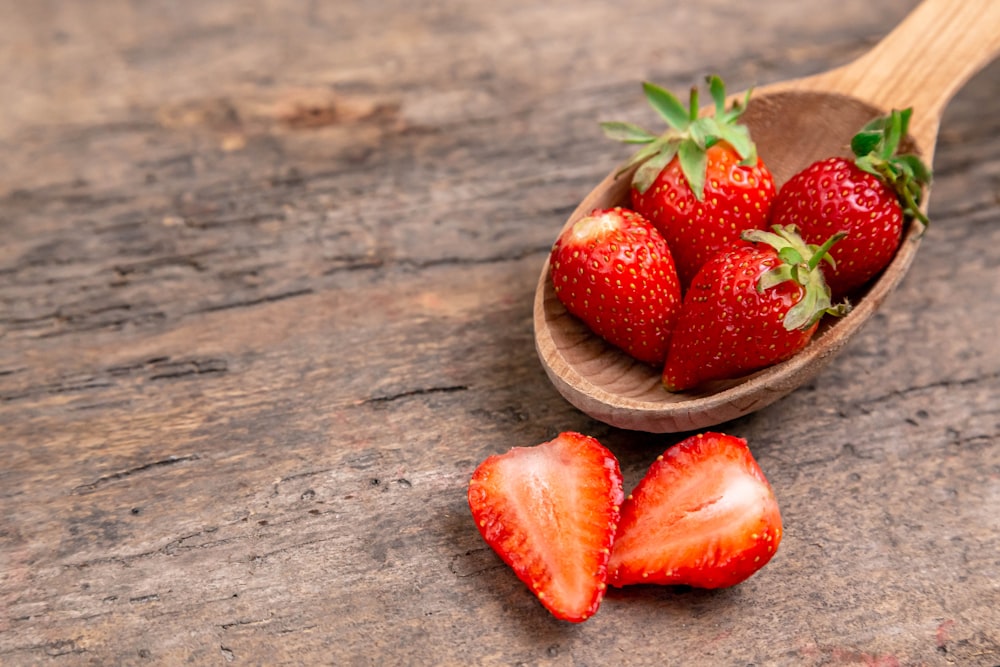 a bowl of strawberries