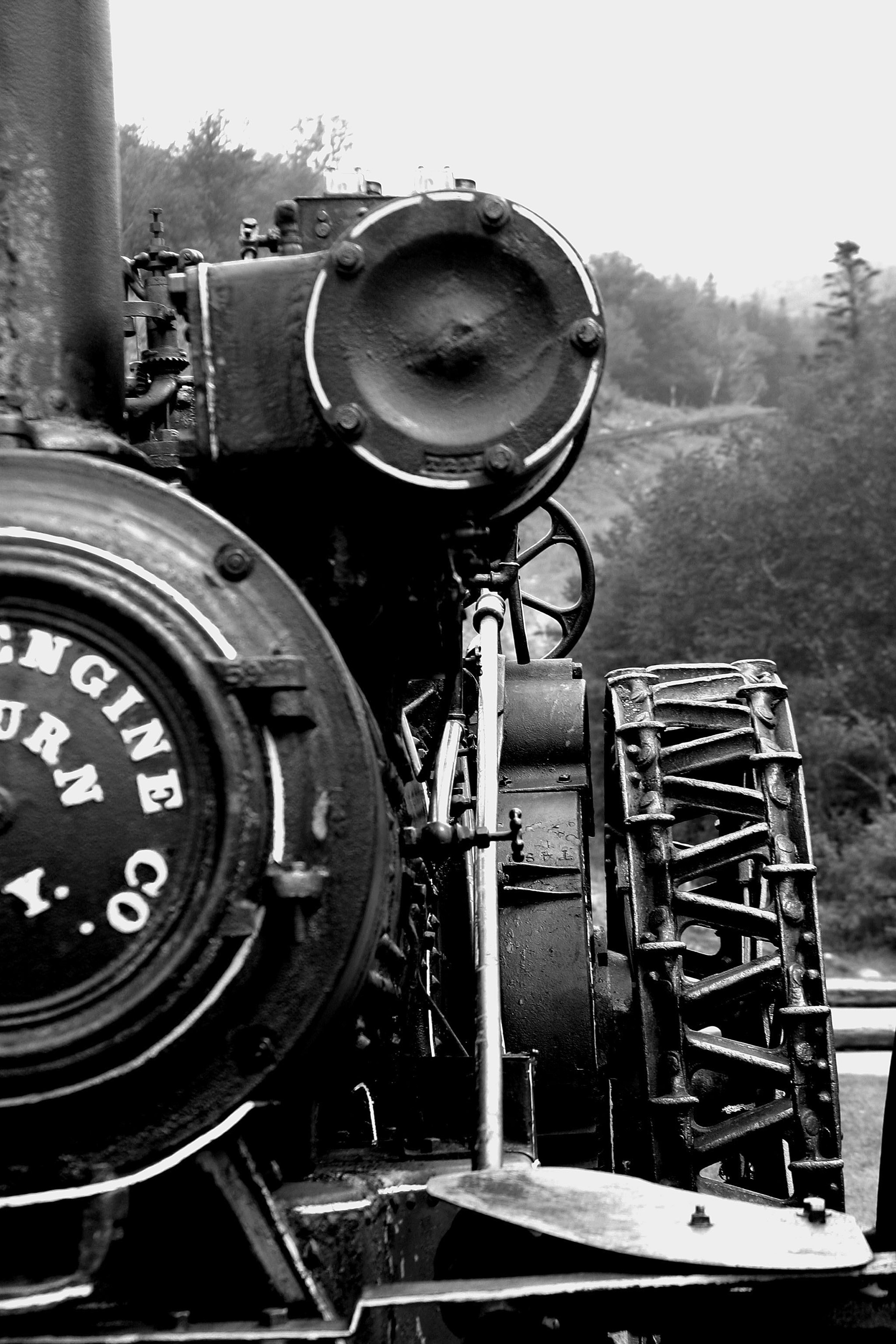 Vintage Train Framed Art