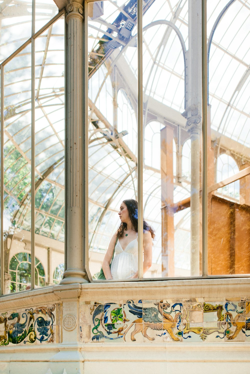 a person in a white dress