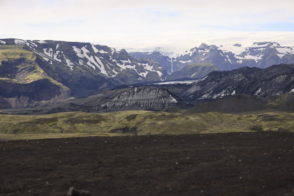 a large mountain range