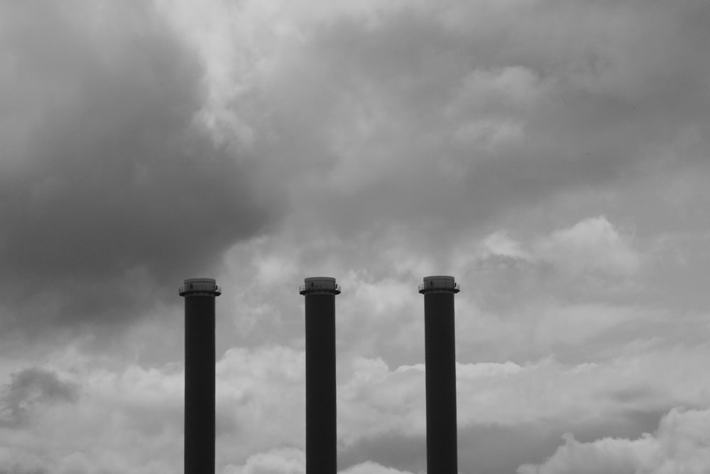 a group of tall towers