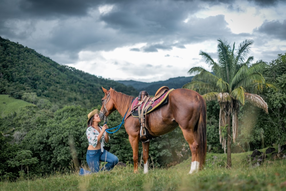 a person sitting on a horse