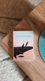 a book on a table