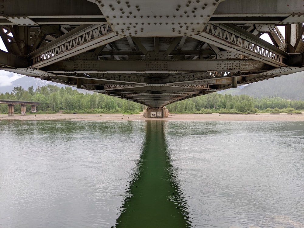 a bridge over a body of water