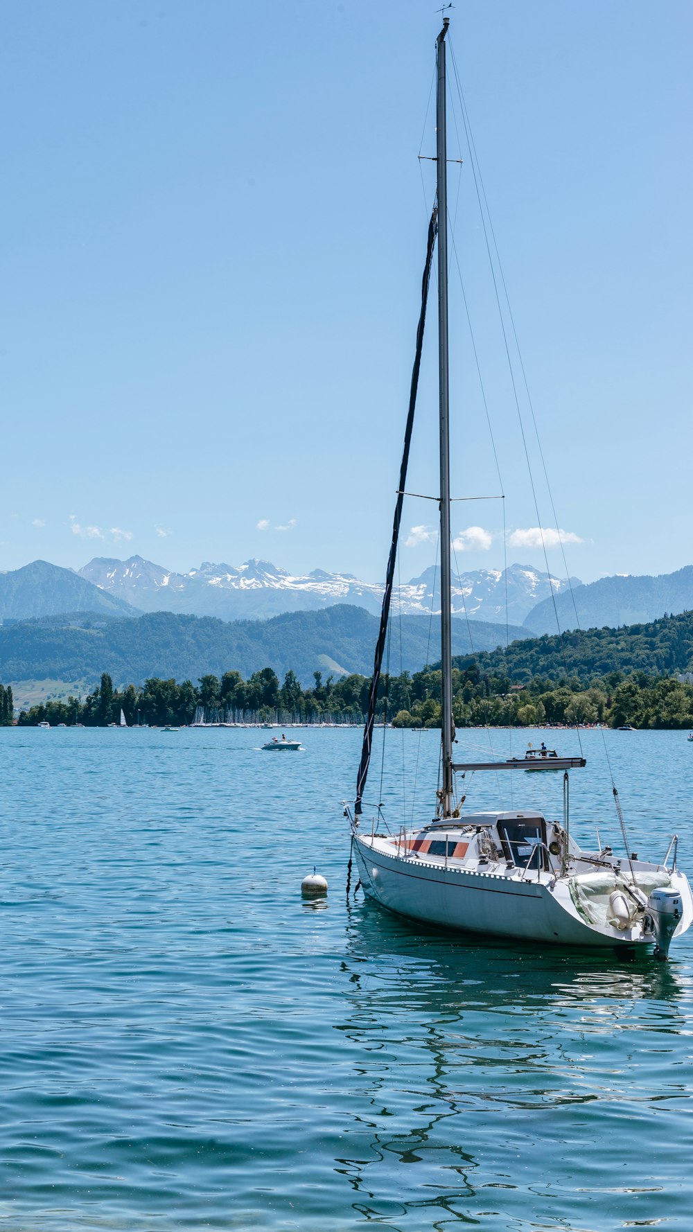 a sailboat in the water