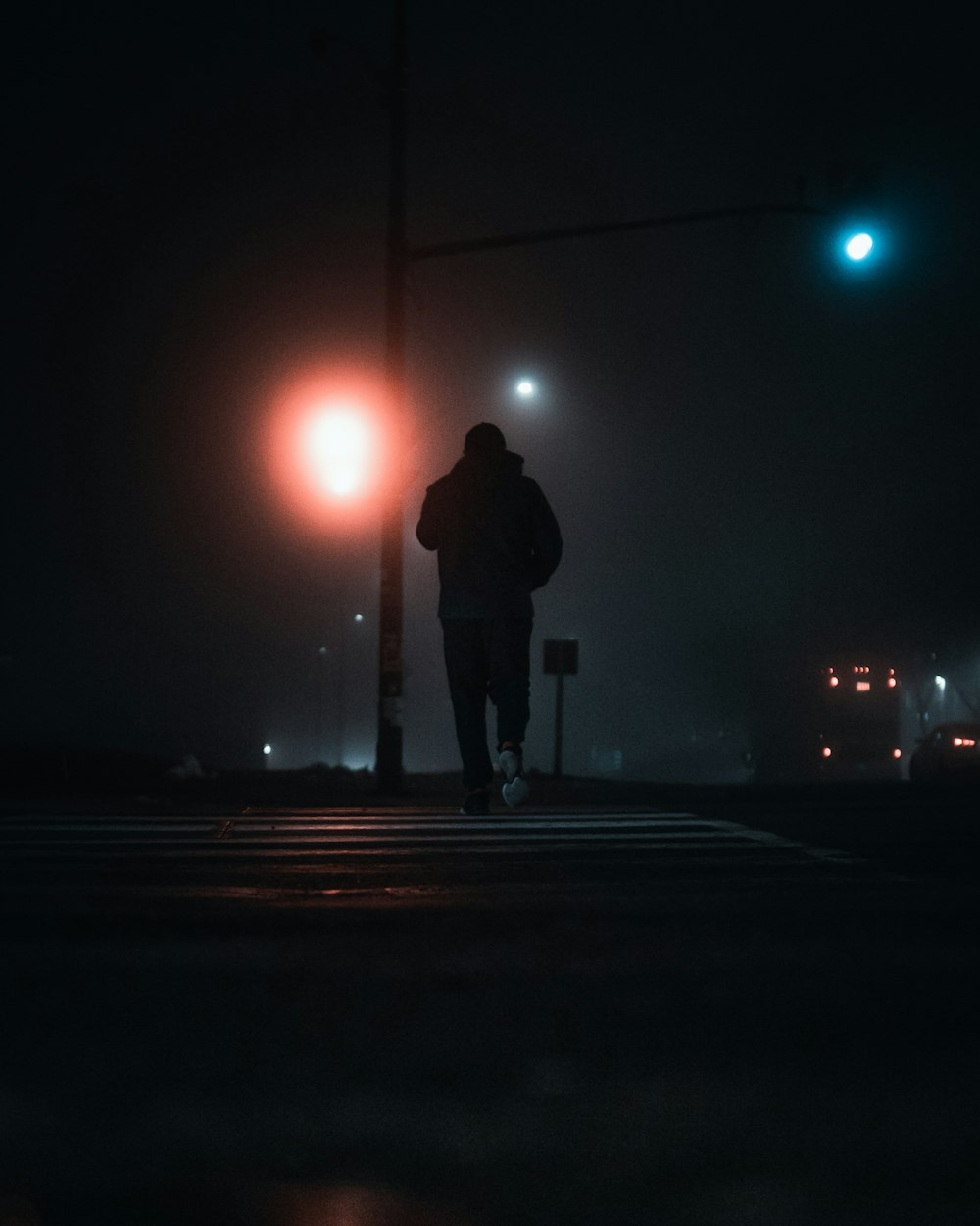 a person standing on a platform