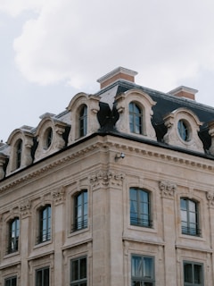 Elegant building facade showcasing the secure and robust architecture of the property