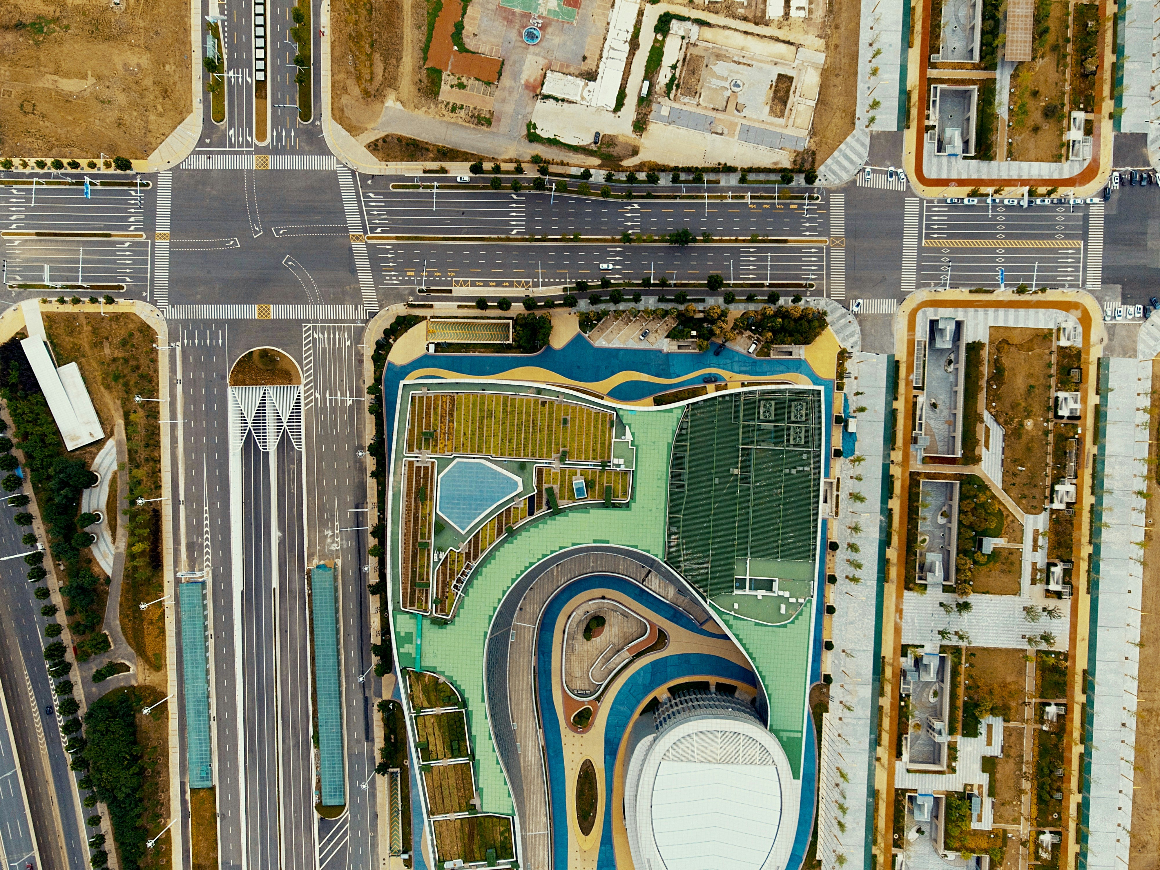 construction site drones