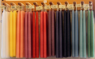 a group of colorful wires