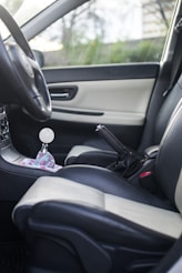 inside of a car