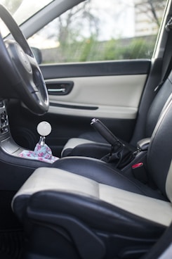 inside of a car