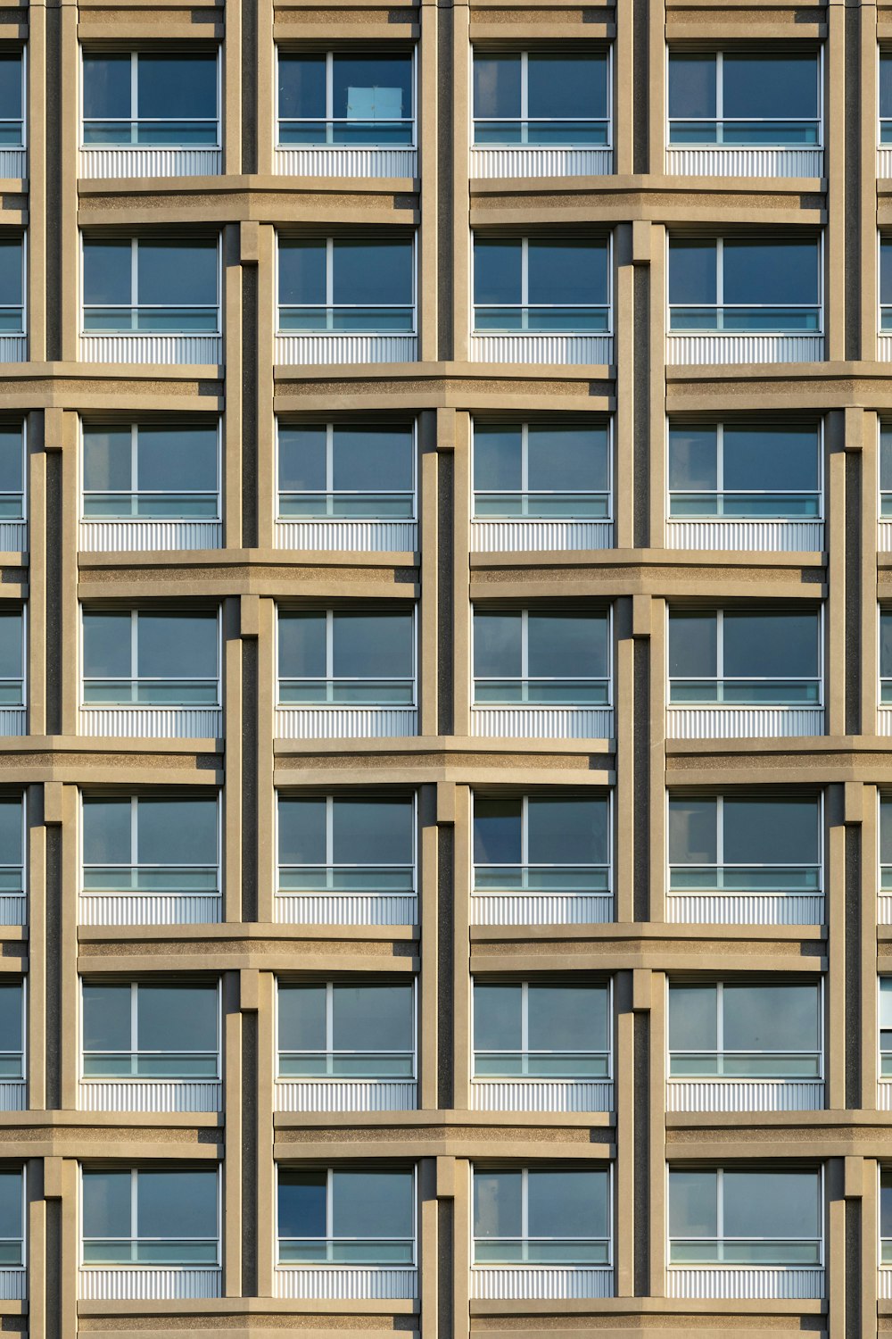 a building with many windows