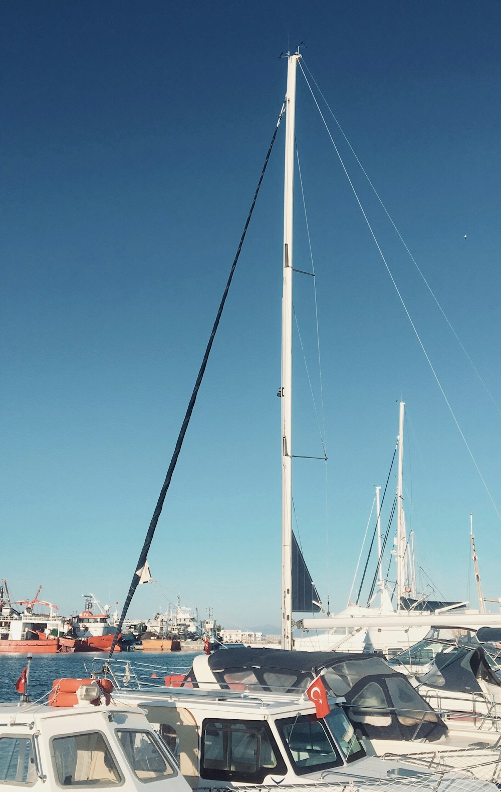 a sailboat in the water