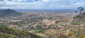 A panoramic view of the dystopian landscape of Oryx.