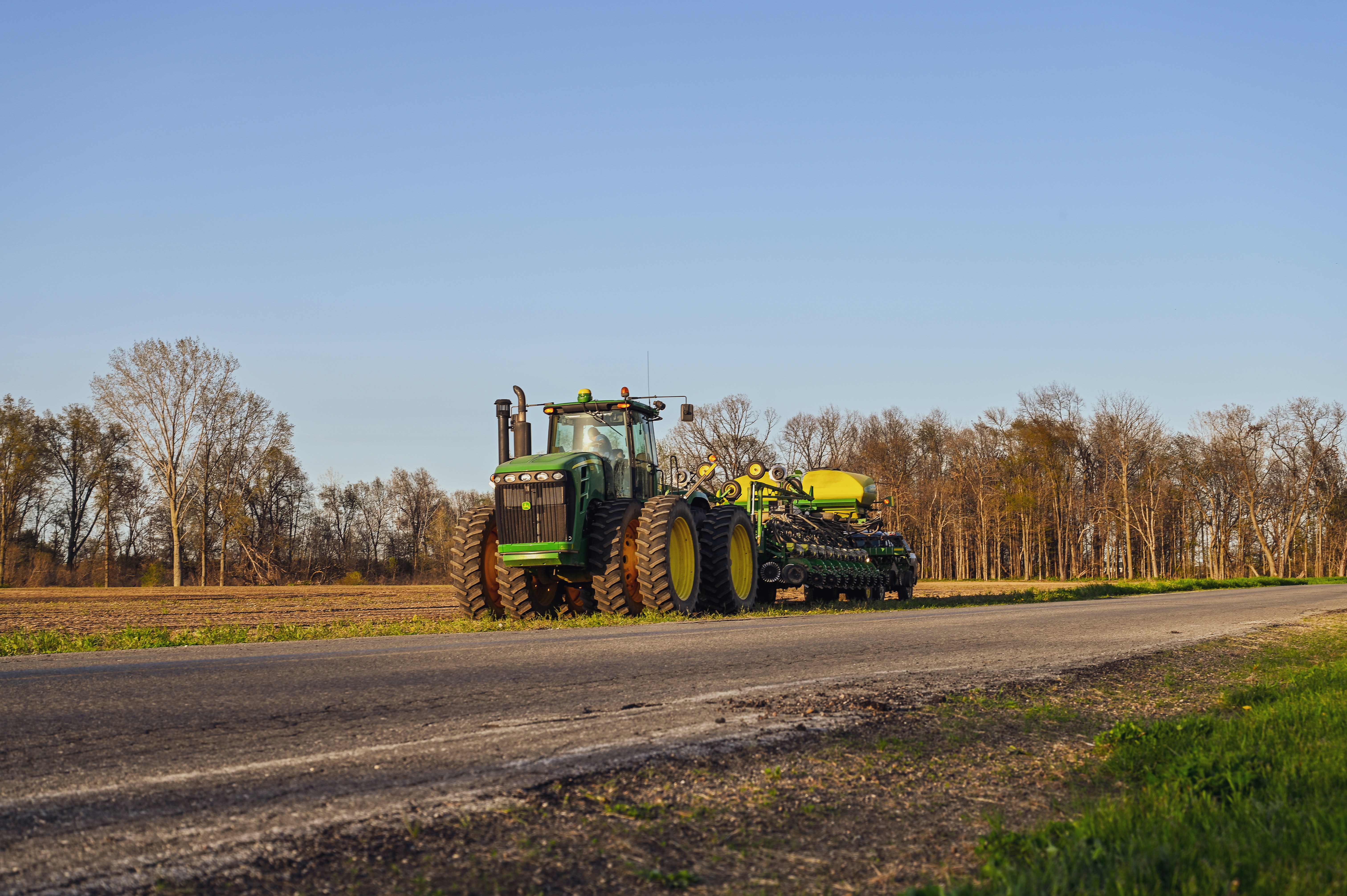Planting in a field in Southwest Michigan.