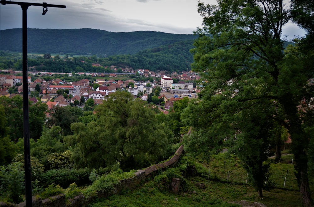 a town in the mountains