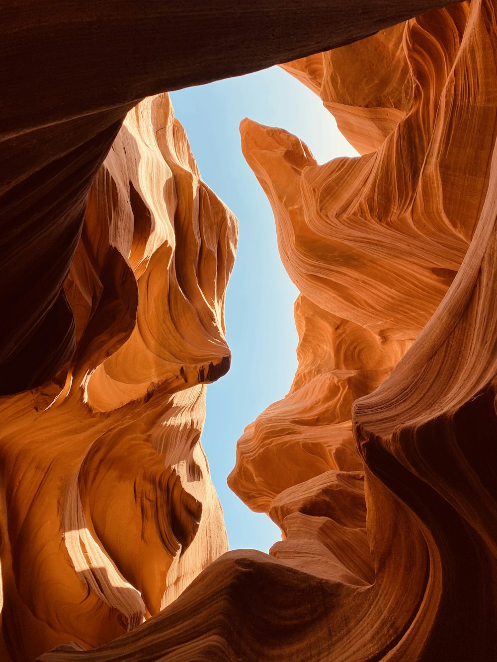 a close-up of some canyons
