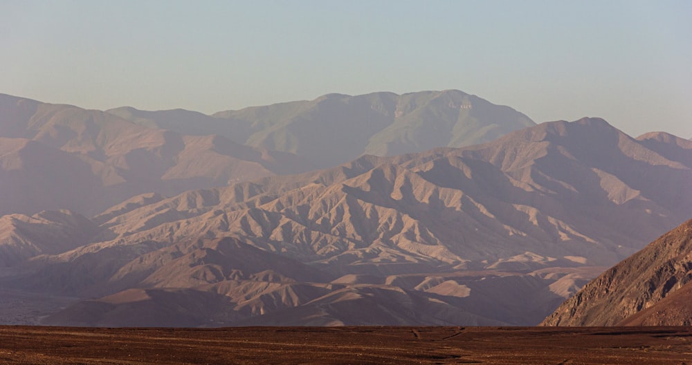 a large mountainous landscape