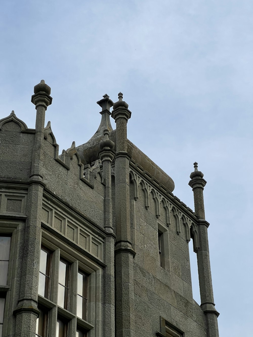 a building with a tall tower