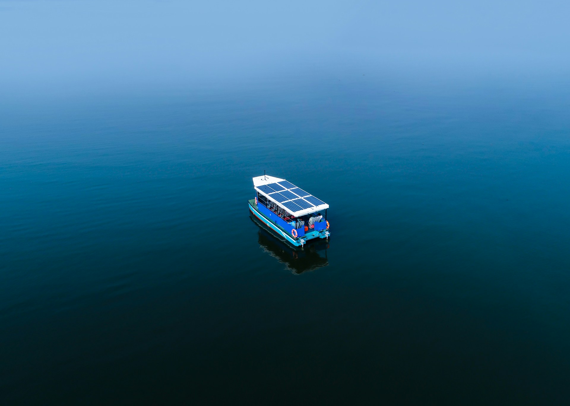 a boat on the water