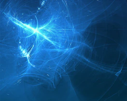 Subtle electric blue lines weaving through a dark background symbolizing evolving intelligence.