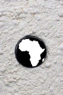 a circular object on a surface