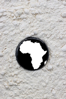 a circular object on a surface